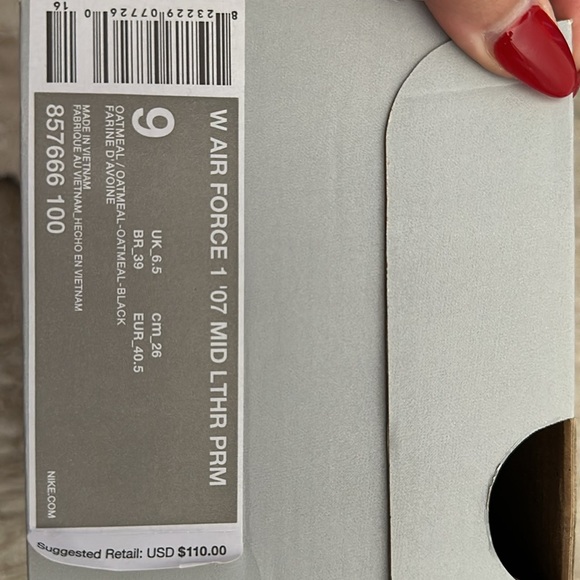 Women’s Air Force ‘07 Mid LTHR PRM - Picture 7 of 7